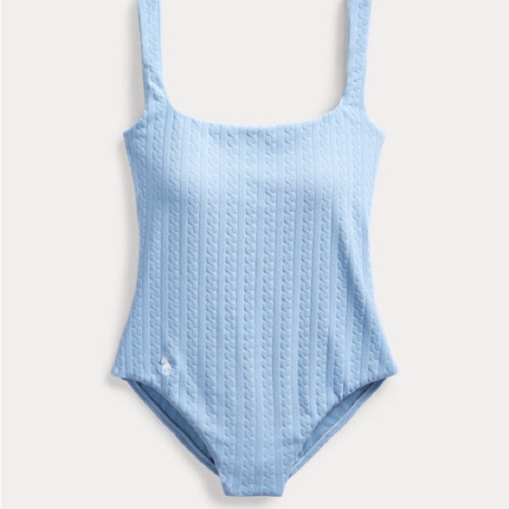 Ralph Lauren Polo One Piece Swimsuit with Low Back